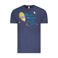 Vintage Denim seuss oh the places you’ll go Vintage Tee - artisFamous