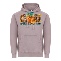 With God All Things Are Possible Vintage Hoodie | Teevron