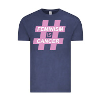 Vintage Denim feminism is cancer Vintage Tee - artisFamous