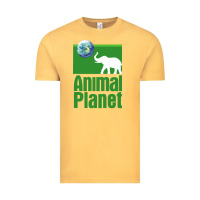 Vintage Mustard ANIMAL PLANET Vintage Tee - artisFamous