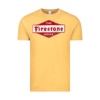 Vintage Mustard firestone tires classic active t shirt Vintage Tee - artisFamous
