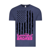 Vintage Denim beautiful badass american Vintage Tee - artisFamous