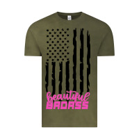 Vintage Olive beautiful badass american Vintage Tee - artisFamous