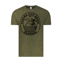 Vintage Olive panama city beach florida Vintage Tee - artisFamous