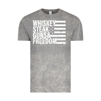 Cloud Rock whiskey steak guns freedom Vintage Tee - artisFamous