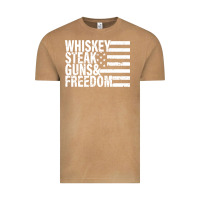Vintage Camel whiskey steak guns freedom Vintage Tee - artisFamous