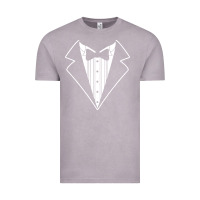 Vintage Zinc fake tux tuxedo suit tie Vintage Tee - artisFamous