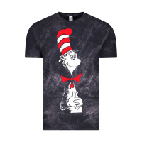 Cloud Black dr seuss the cat in the hat Vintage Tee - artisFamous