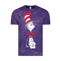 Cloud Purple dr seuss the cat in the hat Vintage Tee - artisFamous
