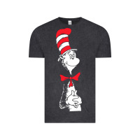 Vintage Black dr seuss the cat in the hat Vintage Tee - artisFamous