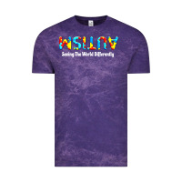Cloud Purple autism seeing the world differently Vintage Tee - artisFamous