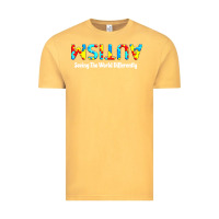Autism Seeing The World Differently Vintage Tee | Teevron