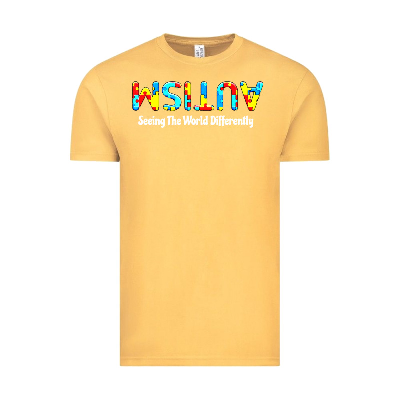 Autism Seeing The World Differently Vintage Tee by artisFamous | Teevron