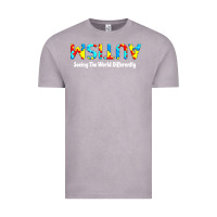 Vintage Zinc autism seeing the world differently Vintage Tee - artisFamous