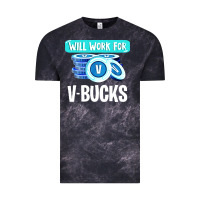 Will Work For V Bucks Youth Gamer Vintage Tee | Teevron