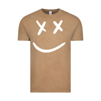 Vintage Coffee x eyed smiley face x eyes smiling Vintage Tee - artisFamous