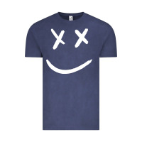 Vintage Denim x eyed smiley face x eyes smiling Vintage Tee - artisFamous