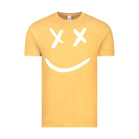 Vintage Mustard x eyed smiley face x eyes smiling Vintage Tee - artisFamous