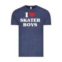 Vintage Denim i love skater boys Vintage Tee - artisFamous