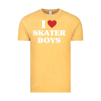 Vintage Mustard i love skater boys Vintage Tee - artisFamous
