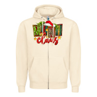 Sandshell christmas mini claus Zipper Hoodie - FaDigitalArtStudio