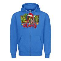 True Royal christmas mini claus Zipper Hoodie - FaDigitalArtStudio