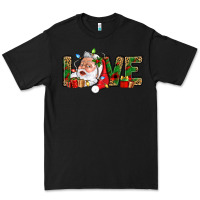 Black Love And Santa With Gift Boxes Premium Tee - BundleAndBundleShop