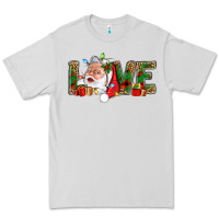Dove Grey Love And Santa With Gift Boxes Premium Tee - BundleAndBundleShop