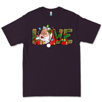 Plum Love And Santa With Gift Boxes Premium Tee - BundleAndBundleShop