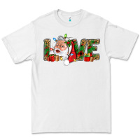 White Love And Santa With Gift Boxes Premium Tee - BundleAndBundleShop