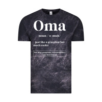 Cloud Black Oma Definition - Mother's Day Gift Vintage Tee - artisFamous