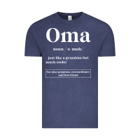 Vintage Denim Oma Definition - Mother's Day Gift Vintage Tee - artisFamous