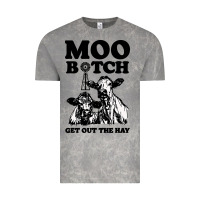 Cloud Rock Moo bitch get out the hay Vintage Tee - artisFamous