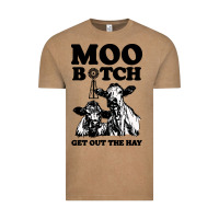 Moo Bitch Get Out The Hay Vintage Tee | Teevron