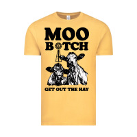 Vintage Mustard Moo bitch get out the hay Vintage Tee - artisFamous
