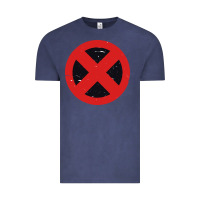 Vintage Denim xmen symbol Vintage Tee - artisFamous