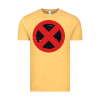 Vintage Mustard xmen symbol Vintage Tee - artisFamous