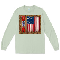 America Usa Flag Tumbler Long Sleeve Tee | Teevron