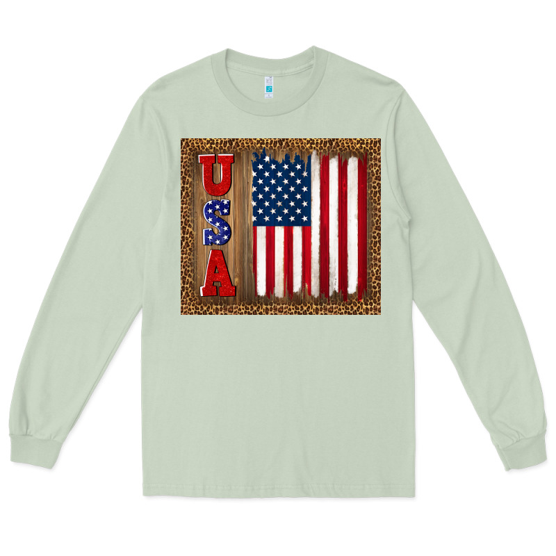 America Usa Flag Tumbler Long Sleeve Tee by TumblerDesignByShophia | Teevron