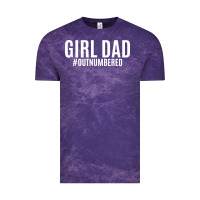 Cloud Purple Girl Dad Vintage Tee - artisFamous