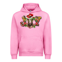 Fuchsia Pink christmas joy baby cow Urban Hoodie - BarkalooDesign