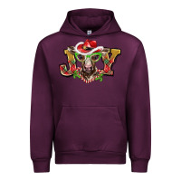 Mauve Wine christmas joy baby cow Urban Hoodie - BarkalooDesign