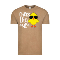 Vintage Coffee kids chick dig me Vintage Tee - artisFamous