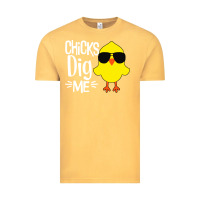 Vintage Mustard kids chick dig me Vintage Tee - artisFamous