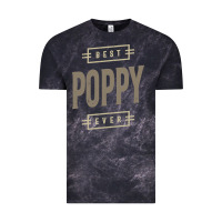 Cloud Black Mens Best Poppy Ever | Poppy Gift Vintage Tee - artisFamous