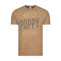 Vintage Coffee Mens Best Poppy Ever | Poppy Gift Vintage Tee - artisFamous