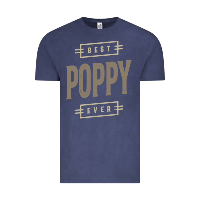 Mens Best Poppy Ever | Poppy Gift Vintage Tee by artisFamous | Teevron