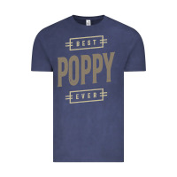 Vintage Denim Mens Best Poppy Ever | Poppy Gift Vintage Tee - artisFamous