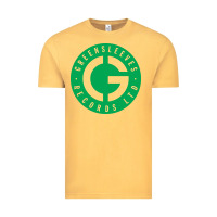 Vintage Mustard Greensleeves Records Vintage Tee - artisFamous