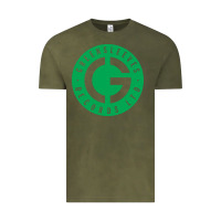 Vintage Olive Greensleeves Records Vintage Tee - artisFamous